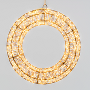 3D -braune Krone Ø35 cm 1000 mikroliert blassiges Weiß