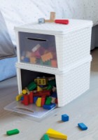 Organisieren Sie Ihre Kleidung mit Stil: Infinity Box Panna, der perfekte Kleiderschrankbehälter!