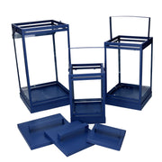 Metall Lanterna 1-3 Blau CM18X18H36, 3-42,5