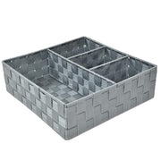 Graue Polyesterschubladengerüst C/4 -Kompartimente CM32X32H10