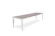 Extendable Table Anthracit-White 90 cm x 156-116 cm H. 76 cm