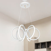 LED -Suspensionslampe Illya Weiße Spiralform MDL4439