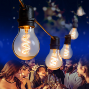Light Party 36V 10 A60 E27 Spiralfilament LED 4+5 m Weihnachtslichter