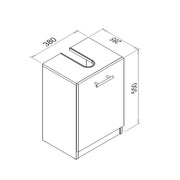 Basis Sublavello Solo11 White Reversible Anta