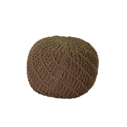 Tondo Creme Stoff Pouff