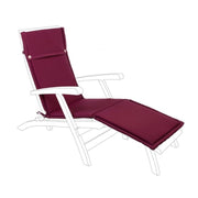 Außenbettkissen in Bordeaux Poly Fabric