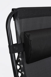 Deckstuhl Martin Black Outdoor