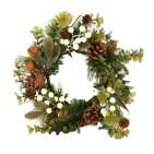 Runde grüne Plastikkrone CM Ø30