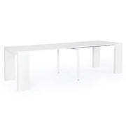 Erweiterbares weißes Designtisch -Designstil