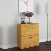 Scarpiera 853902 2 Ribalta -Türen Doppelte Tiefe Eiche