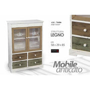 Altes Madia Mobile mit Showcases Showcase 58 x 29 x 85 h cm