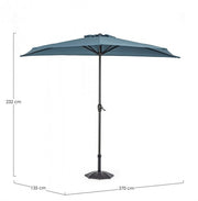 Regenschirm Kalife Mezzaluna 2.7 Cloud -