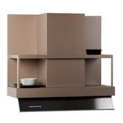 Haube Aspiring ETRA ohne Tropfen im Rahmen Edelstahl 120 cm