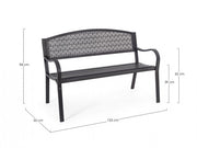 Anthrazit Lizette Bench Bank