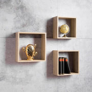 Set 3 Regale Regale Sheld Cub Cube Form Schallfarbe