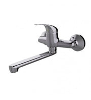 Waschbeckenmixer mit Wandangriff und Schwenkmund - schnelle Serie