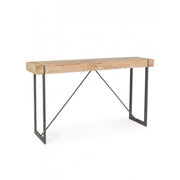 Bar Tabelle in Stahlobertisch IEGNO von Fir Garrett 200x50x H110 cm