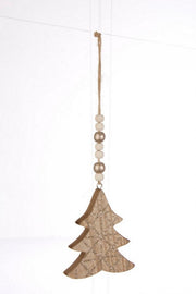 12x Glitzer Anhänger Pino Champagner