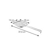 Enkel 14x18cm Edelstahl Talcum -All -Betrug
