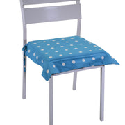 Pop -Kissen -Pois Blue Petroleum Quadrate CM40x40H4