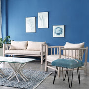 Sofa mit Sahelholzholzkissen