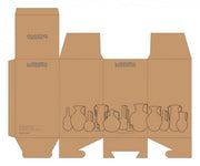 Amphora Kalathos 1m bis Blue H29.5