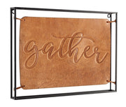 Leder 45x32 Wanddekoration