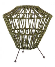 4x Lanterna Gras Treppiede Verde l