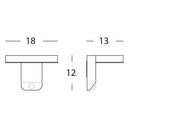 Solaranwendung 4W LED 4000K Graphit Solarlinie