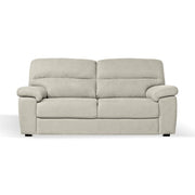 Alenda Sofa 3 Beige Sitze mit Quadratfuß