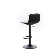 2x beige Mikrofaserhocker mit Metallstruktur 39x45x86/102H CM