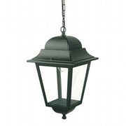 Hängende Lampe im Aluminium der Stempelkaste mit schwarzen transparenten Glaslautsprechern