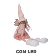 Angelo LED Pink Fabric CM13x10H52