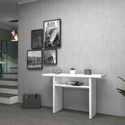 Faltbare weiße Lärchenlärchen Tabelle 120x40x H76 cm effektiv