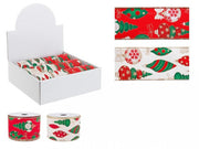 12x Ribbon Weihnachtsball 4m ASS2 Disp12