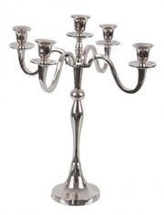 Norah 5fuochi Silver Candelabrums H43