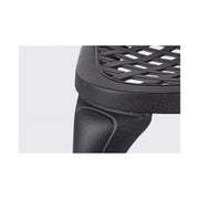 Externer Anthrazitaluminiumstuhl 44 x 46 x 89h cm