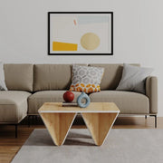 Diamant -Designtisch Quadrat vom Rovere Wohnzimmer