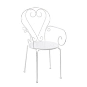Etienne Bizzotto White Outdoor Sessel Stuhl