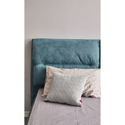Doppelbett Safira Blue Stoff L 173 x P 214,5 x H 112 cm