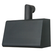 Haube aufstrebende Bio -Metall weich in Burnished Edelstahl 80 cm