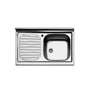 Küchenspüle Bräune mit SX Damblet Stützstahl 50 x 90 cm (N118SX) Effez
