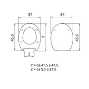 SDILE Cover Copriwater Model ap langsam nah weiß