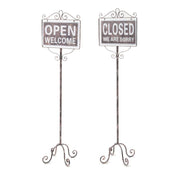 Tafel mit hochverzählter Stütze M30,5 x 23,5H1111