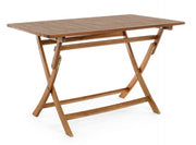 Rechteckige Klappgarten Tabelle 120x70x H73 cm