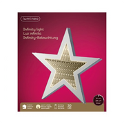 Warmer LED -Stern 26 x 26 cm