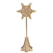 Metall Gold Gold Snowflake CM15X12H39