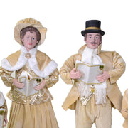 Familie Familie Stoff Gold Set 4pz CM34X22H95