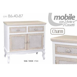 Madia Shabby Shabby Style Beige Charm Shabby CM 86 x 40 x 87 H cm