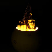 Santa Claus Metal im Ball Orocm Ø11h17